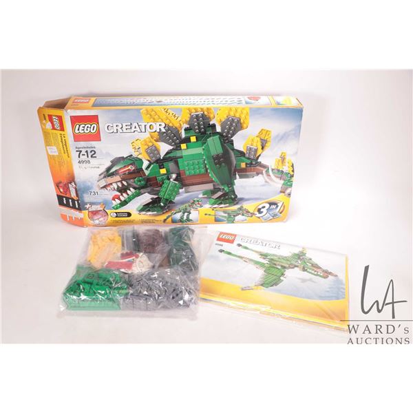 Lego "Lego Creator" no. 4998 Stegosaurus, pre-built, appears complete, near complete, not guaranteed