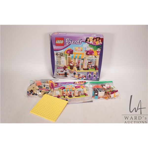 Lego "Friends" no. 41006 Downtown Bakery, two bags of pieces plus bases, manual, original box, note 