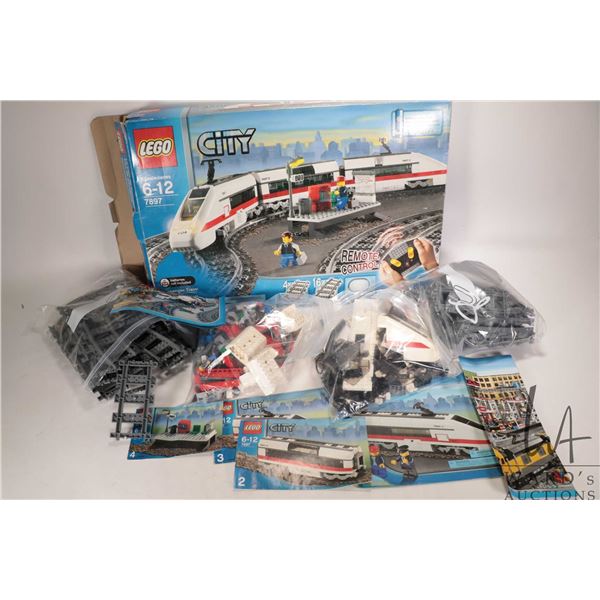 Lego "Lego City" no. 7897 pre-built Monorail kits, lots of pieces in ziplock bags plus track. Could 