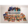Image 1 : Tub containing 100 count of new in package Lego Minifigures, assorted series including some but not 