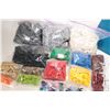 Image 4 : Large selection of Lego building bricks and pieces, bagged by colour