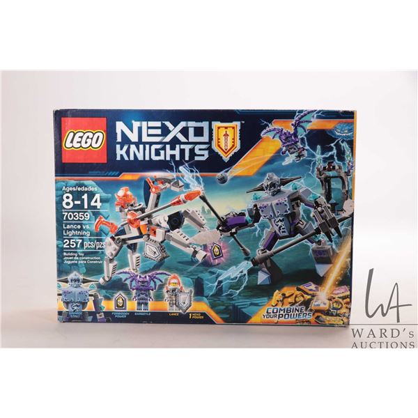 Lego "Nexo Knights" no. 70359 Lance vs. Lightening, new in factory sealed box