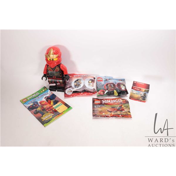 Selection of Lego "Ninjago" including Stone Armor Coal new in box, Zane Kendo Training polybag, Kai'