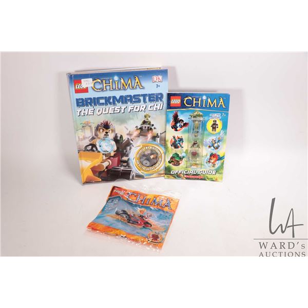 Lego "Legends of Chima" bricks and story book in factory sealed condition plus an Official guide wit