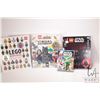 Image 1 : Three Factory sealed Lego books including Lego Minifigures Year by Year including three Minifigures,