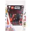 Image 4 : Five Lego books including "DC Super Heroes" Visual Dictionary with Minifigure, "Character Encycloped