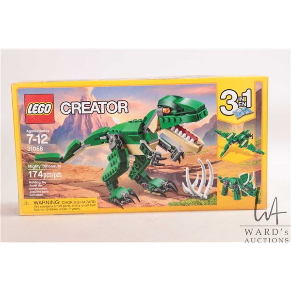 Lego "Creator" no. 31058 3 in 1 Mighty Dinosaurs, new in factory sealed box