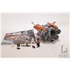 Image 1 : Lego "Star Wars" no. 75178 Jakku Quad Jumper, pre-built kit, some Minifigures, no box, includes manu