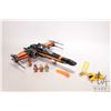 Image 1 : Lego " Star Wars" no. 75102 Poe's X-Wing Starfighter, pre-built kit, some Minifigures, no box, no ma