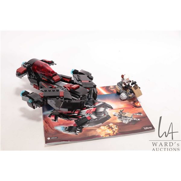 Lego "Star Wars" no. 75145 pre-built Eclipse Fighter, includes manual and Minifigures, no box. Appea