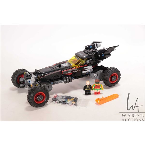 Lego "The Batman Movie" no. 70905 Batmobile, no box, no manual, some Minifigures. Appears complete, 