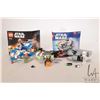 Image 1 : Three Lego "Star Wars" Microfighter sets including no. 75196 A-Wing vs. TIE Silencer Microfighter, n