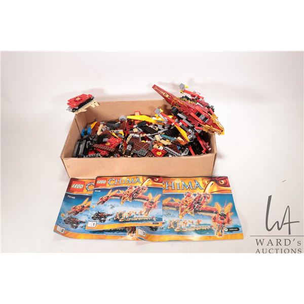 Lego "Legends of Chima" no. 70146 Flying Phoenix Fire Temple pre-built kit. Includes lots of pieces 