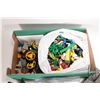 Image 2 : Large box of assorted Lego bases etc.