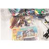 Image 2 : Large box of assorted Lego including bases, some kits or partial kits etc.