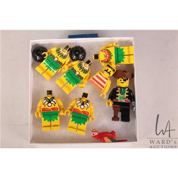 Lego "Pirate Islander" Minifigures including two partial kings, two partial Islander Males, a partia