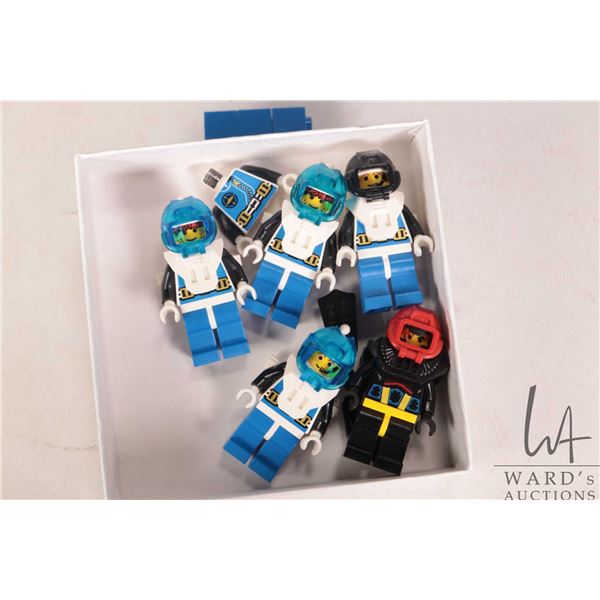 Lego "Aquanauts" Minifigures including two Aquanauts Commanders, Aquanaut 3 Jock Clouseau and Aquash