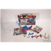 Image 1 : Lego "Marvel Super Heroes" no. 76076 Captain American Jet Pursuit. Pre-built kt with figures, box an