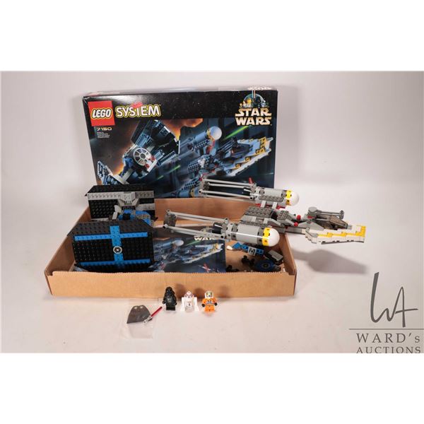 Lego System "Star Wars" no. 7150 TIE Fighter & Y-Wing. Pre-built kit, includes manual, box and Minif