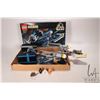 Image 1 : Lego System "Star Wars" no. 7150 TIE Fighter & Y-Wing. Pre-built kit, includes manual, box and Minif