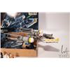 Image 2 : Lego System "Star Wars" no. 7150 TIE Fighter & Y-Wing. Pre-built kit, includes manual, box and Minif