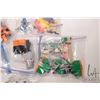 Image 4 : Lego Systems " Star Wars" no. 7171 Mos Espa Podrace. . Pre-built kit, includes box and Minifigures, 