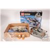 Image 1 : Lego Systems "Star Wars" no. 7130 Snowspeeder. Pre-built kit, includes box, manual and Minifigures. 