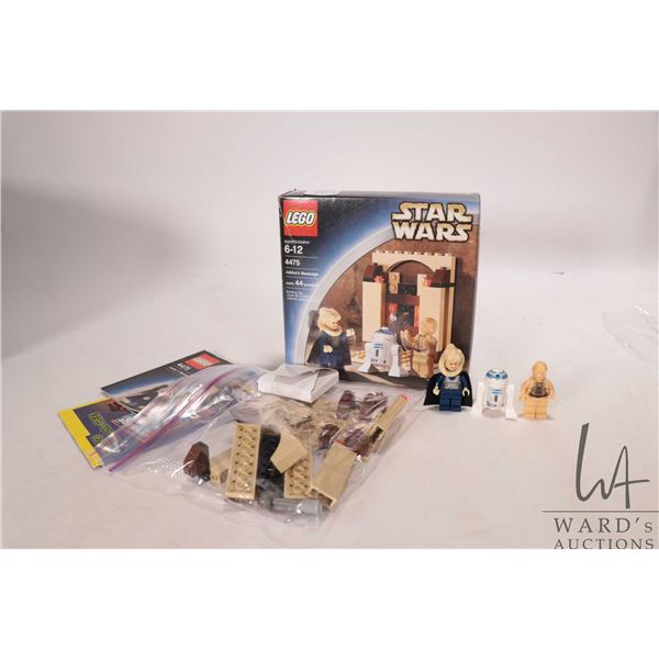 Lego "Star Wars" no. 4475 Jabba's Message. Pre-built kit, includes box, manual and Minifigures. Comp