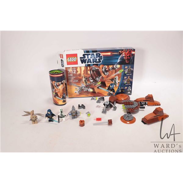 Lego " Star Wars" no. 9491 Geonosian Cannon. Pre-built kit, includes box, manual and Minifigures. Co