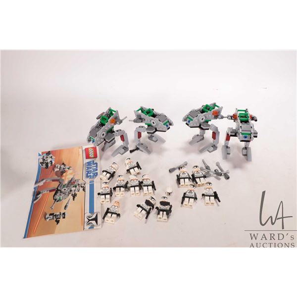 Two Lego "Star Wars" no. 8014 Clone Walker Battle Packs, includes for Walkers one manual and Minifig