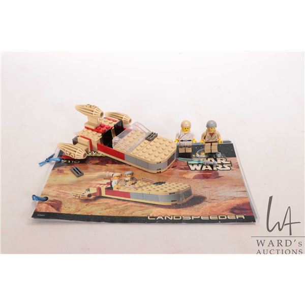 Lego Systems "Star Wars" no. 7110 Landspeeder pre-built kit with manual, no Minifigures, no box. Com
