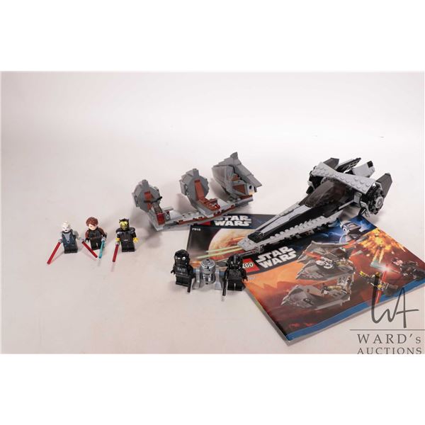 Two Lego "Star Wars" kits including no. 7957 Sith Nightspeeder and no. 7915 Imperial V-Wing Starfigh