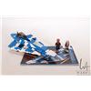 Image 1 : Lego "Star Wars" no. 8093 Plo Koon's Jedi Starfighter, pre-built kit. Includes manual and a two Mini