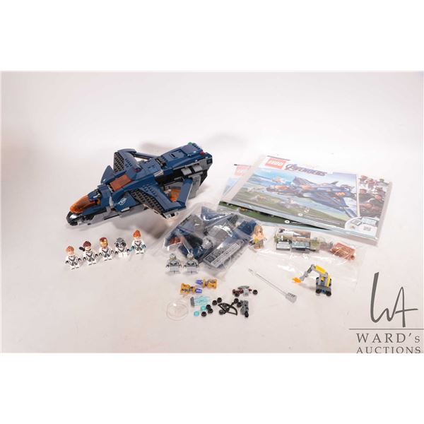 Lego "Marvel Avengers" no.76126 Ultimate Quinjet pre-built kit including manual and Minifigures, no 