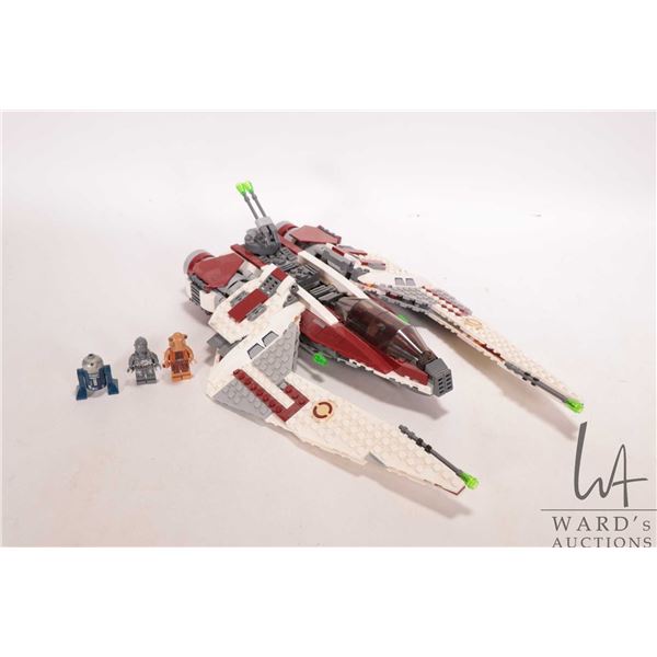 Lego "Star Wars" no. 75051 Jedi Scout Fighter pre-built kit, no manual, no box, some Minifigures. Co