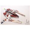 Image 2 : Lego "Star Wars" no. 75051 Jedi Scout Fighter pre-built kit, no manual, no box, some Minifigures. Co