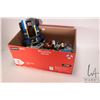 Image 2 : Box of loose Lego brick including some vehicles parts and Minifigures