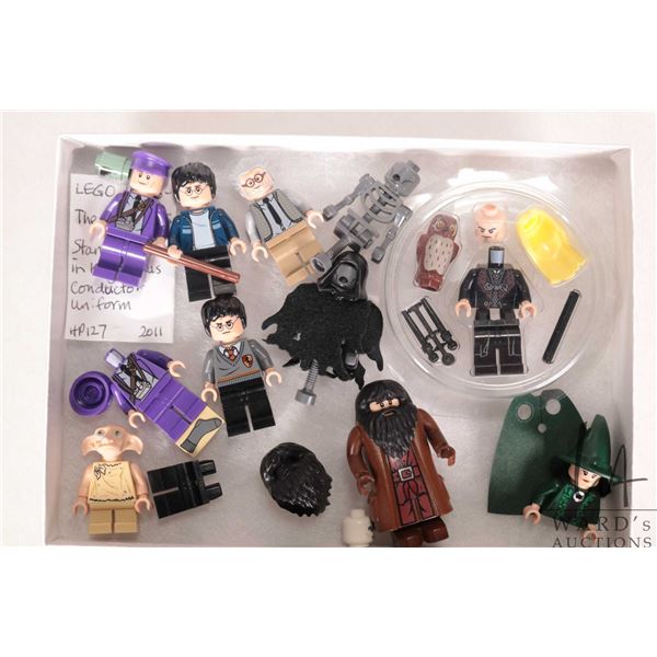 Lego "Harry Potter" Minifigures including Stanley Shunpike, Harry Potter, Ernie Prang, Dementor, Hag