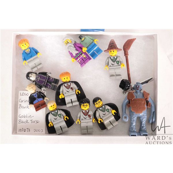 Lego "Harry Potter" vintage Minifigures including Professor Snape, Harry Potter, Ron Wesley, Draco M