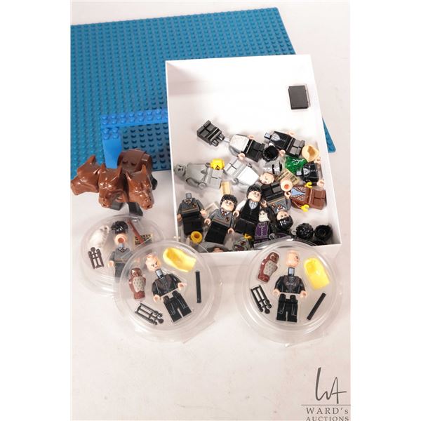 Lego "Harry Potter" Minifigures including assorted Harry Potters, Professor Snape, Fluffy etc.
