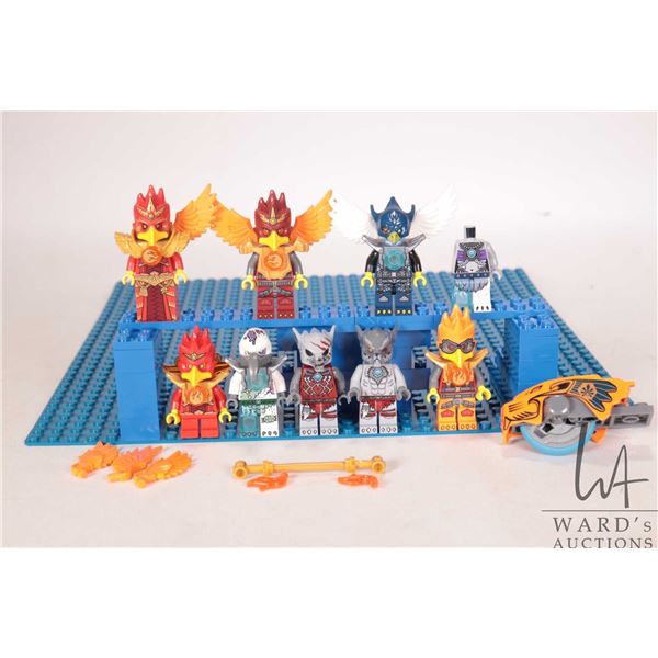Lego "Legends of Chima" Minifigures including Frax, Fluminox, Eglor, Voom Voom etc.