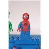 Image 3 : Lego "Spiderman" vintage Minifigures including Green Goblin with neck bracket, partial Mary Jane and