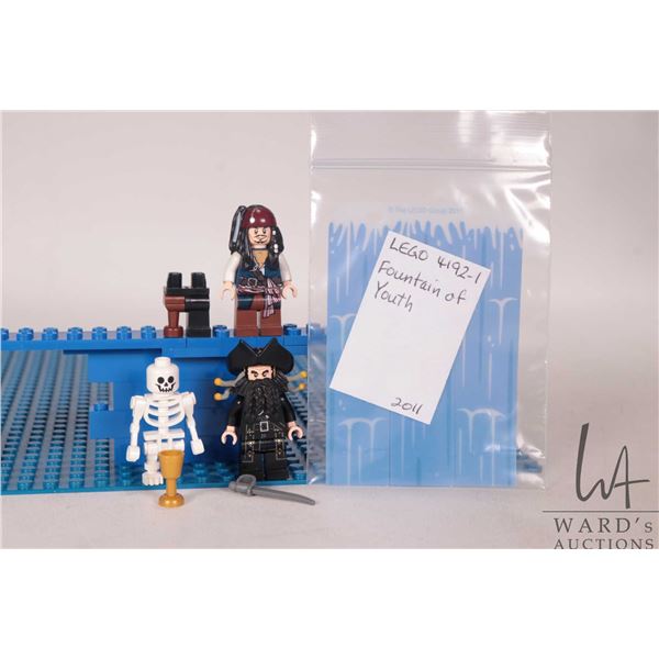 Lego "Pirates of the Carribean" Minifigures including Blackbeard, Captain Jack Sparrow, Hector Barbo