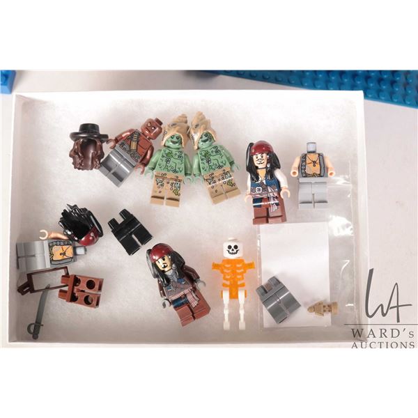 Lego "Pirates of the Carribean" Minifigures including Zombie Gunner, Hadras, Captain Jack Sparrow, C