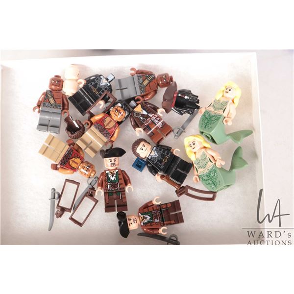 Lego "Pirates of the Carribean" Minifigures including two mermaids, two Scrums, Philip Swift, two Gu