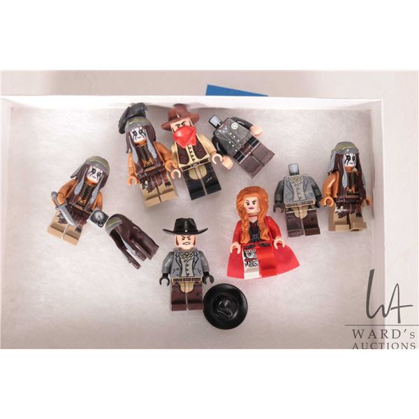 Lego "The Lone Ranger" Minifigures including Red Harrington, partial The Lone Ranger, Jesus, Barret 
