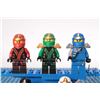 Image 2 : Lego "Ninjago" Minifigures including Green Ninja ZX ( Lloyd ZX), Zane ZX, Cole ZX, Kai Kimono and Ja