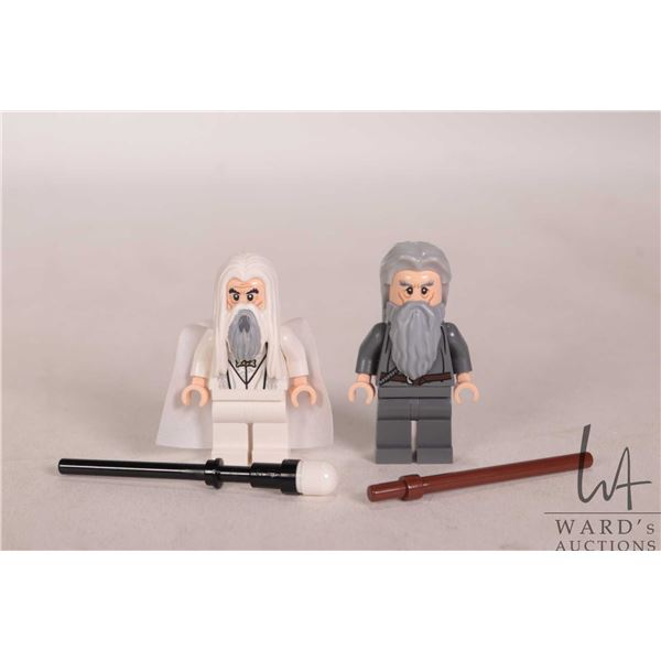 Lego "Lord of the Rings" Minifigures including Gandalf the Grey and Saruman