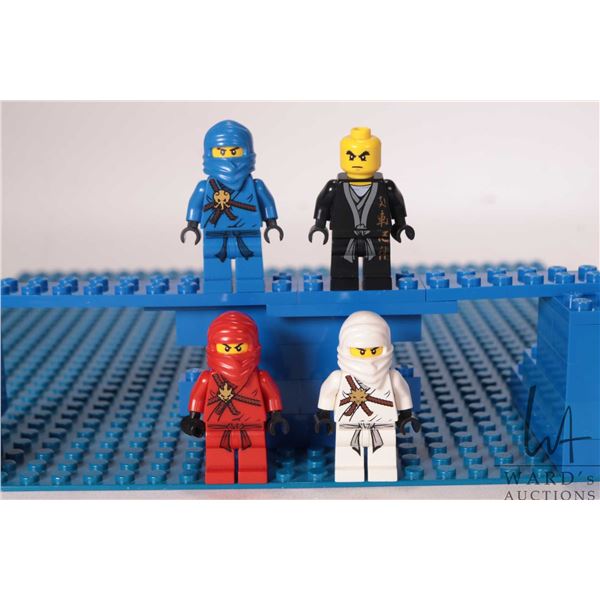 Lego "Ninjago" Minifigures including Jay, Zane, Cole and Kai