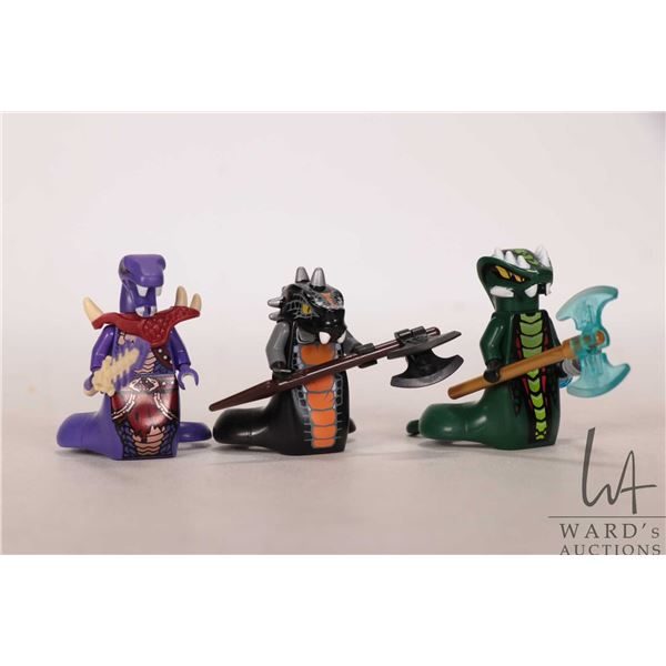 Lego "Ninjago" Minifigures including Skalidor, Chop'rai and a Acidicus